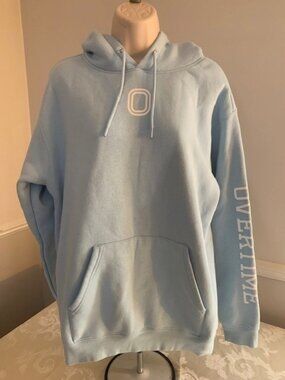 Overtime Light Blue Hoodie Medium